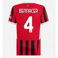 Zenski Nogometni Dres AC Milan Ismael Bennacer #4 Domaci 2024-25 Kratak Rukav